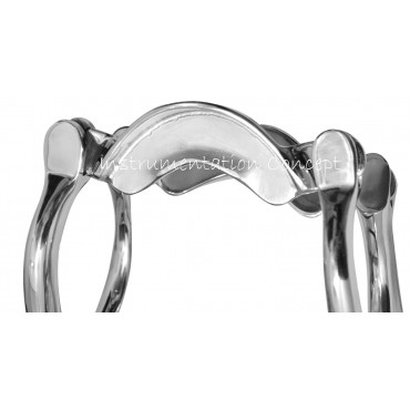Pony Miniature Dental Speculum with Biothene Straps Drop Forged 